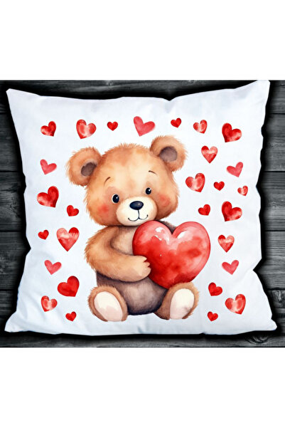 OEM Teddy Bear Decorative Pillow - Valentine's Day