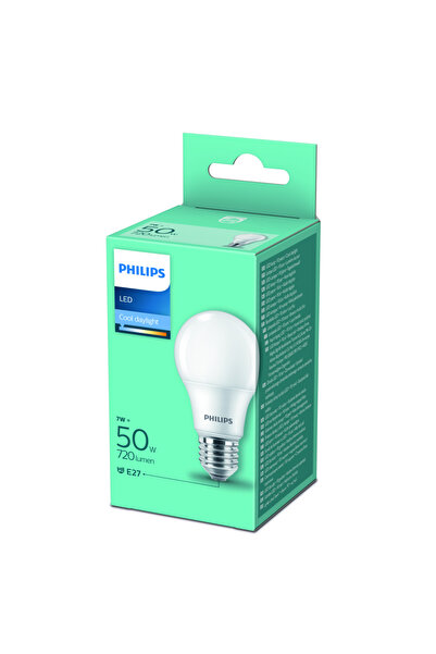 Philips Bec led lumina alba rece echivalent 50W E27