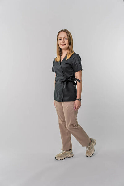 Masstex Vicky medical blouse – kimono design, feminine cut, professional comfort