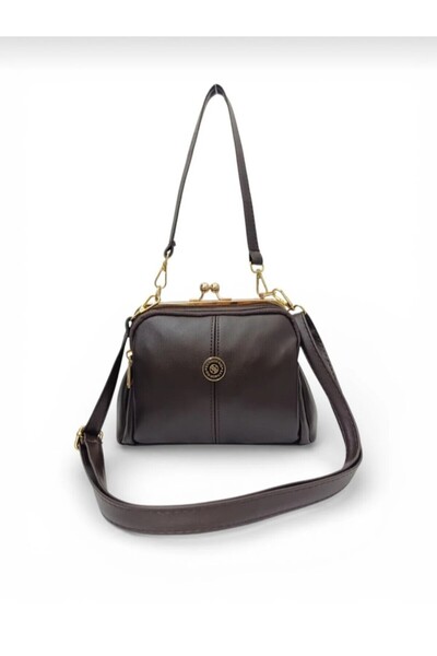 eflanmoda Γυναικεία τσάντα ώμου και χιαστί 4 θέσεων τύπου Scholarship