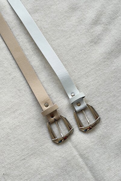 keisy Boris Silver Buckle Women's Belt