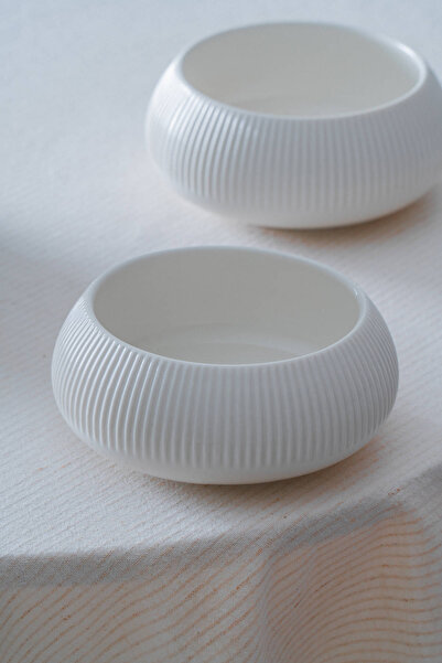 ACAR Bianco Perla Porcelain Round Bowl - 14 cm
