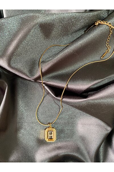 Şirince Çelik paslanmaz kararmaz H harfi kolye