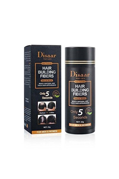 Disaar Natural Black Hair Building Fibers 22g