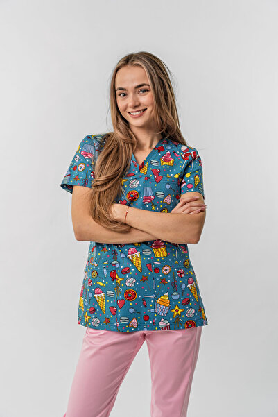 Masstex Ιατρική μπλούζα με τύπωμα Ana