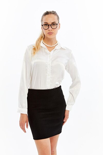 Rouge basıc BEL LASTİKLİ KAŞE KALEM ETEK