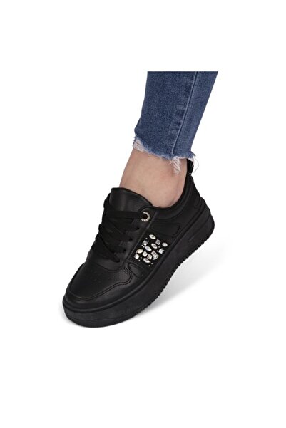 Sofia Store Sneakers dama din piele ecologica cu pietre Lusinda