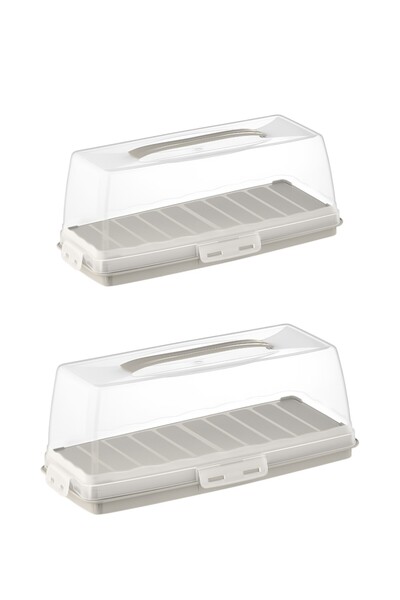 PONÇİK BEBEK Rectangular Baton Cake Pan with Lock 37cm the Price Is for 2 Pieces