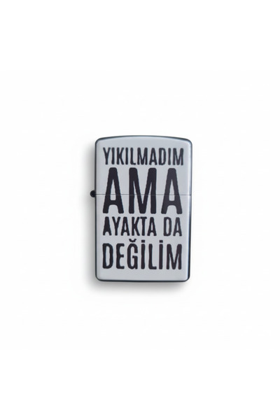 Otto Common Classic Metal Windproof Lighter - Zippo Style & Refillable 32