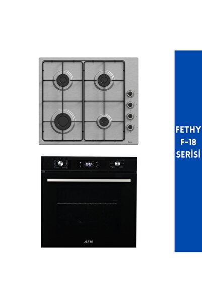 Ferre ve AFM Tech MARKALI / Fethy-F-18 Turbolu Emaye İnox Ocak 2'li Ankastre ...