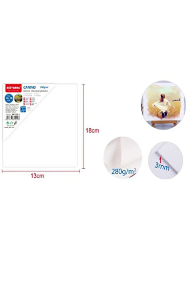 MOTARRO قماش رسم فاخر مشدود، مقاس 13×18 سم، رقم الموديل MP133-1، وزن 280 غرام...