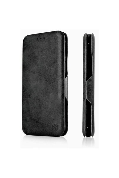 Techsuit Θήκη Safe Wallet Plus για iPhone 15 Plus, μαύρη