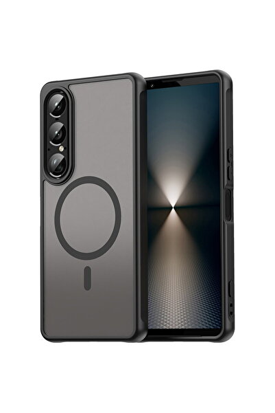 Techsuit Husa pentru Sony Xperia 1 VII - HaloFrost II MagSafe - Black