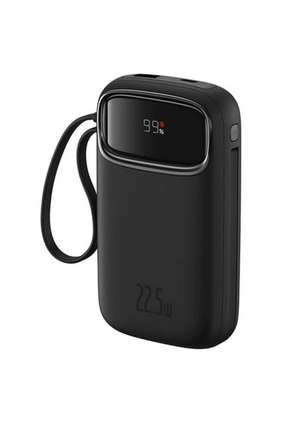 Baseus Qpow2 Cablu dublu 20000mAh PD 3.0 + QC 3.0 22.5W Negru