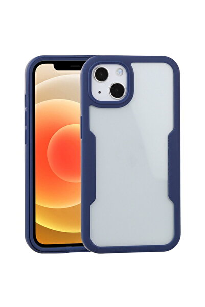 Techsuit Husa pentru iPhone 15 Plus + Folie - ColorVerse 360 Series - Blue