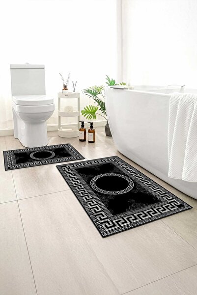 Monnhein 2 buc Covoraș de baie, covor moale de baie, cu bază anti-alunecare, ...