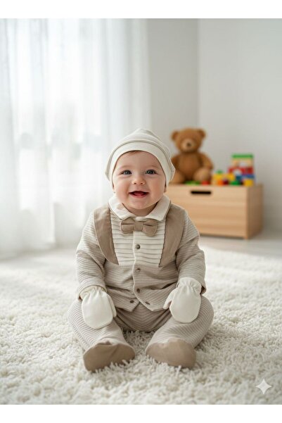 Mymio Yenidogan Yumuşak doku penye şık tasarım 5 li hastane çıkışı