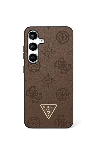 Guess Калъф за Samsung Galaxy S25 - с бойцарски десен, горещ печат, триъгълно...