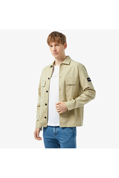 Calvin Klein Cap Amplifybestsellr Erkek Yeşil Gömlek