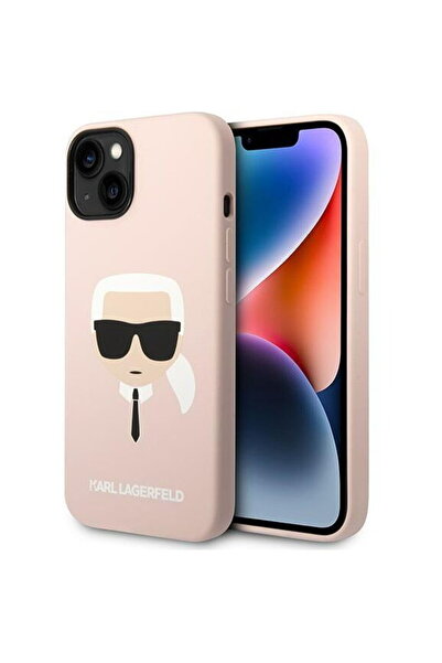 Karl Lagerfeld Husa telefon pentru iPhone 14 Plus, Karl Head, Silicon lichid,...