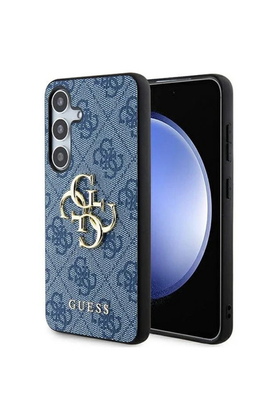 Guess 4G Big Metal Logo Samsung Galaxy S24+ 4G Albastru