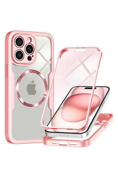 Techsuit Husa pentru iPhone 14 Pro Max + Folie - ColorVerse 360 MagSafe Serie...