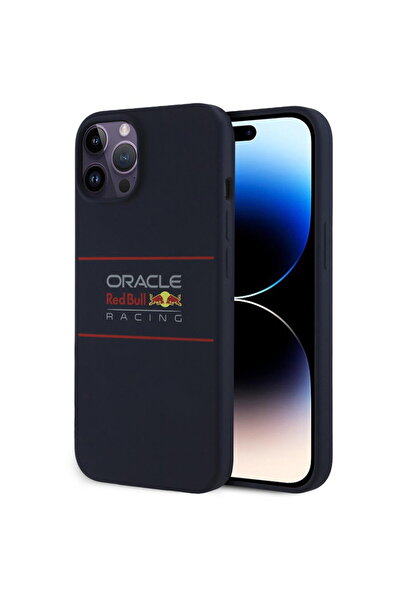 Red Bull Racing Husa pentru iPhone 14 Pro - Silicone Horizontal Centered Logo...
