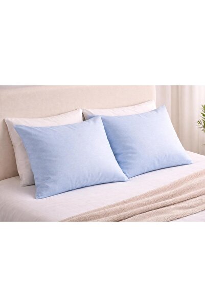 S&R 2 Pieces Pillow Case 50X70 cm Blue Color with Cover