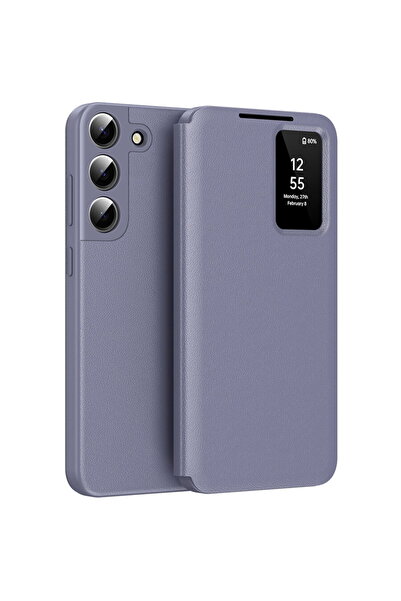 Techsuit Husa pentru Samsung Galaxy S22 5G - SmartView Series - Purple