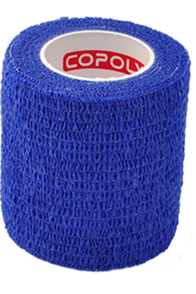 Copoly Self-adhesive elastic bandage 5cm - Blue