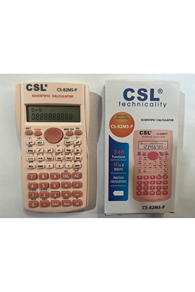 CSL CS-82MS-P Pembe Fonksiyonel Hesap Makinesi