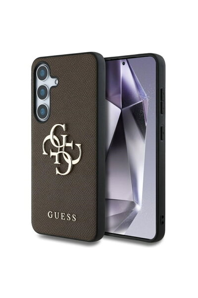 Guess Husa pentru Samsung Galaxy S25 Plus - Hardcase 4G Grained Big and Class...