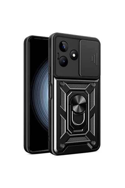 Techsuit Husă pentru Realme C51 / Note 50 - Seria CamShield - Negru