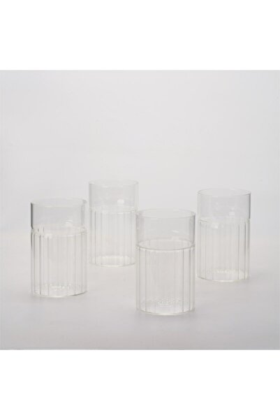 Tohana Borasilikat 420ML 4Lü Su Bardağı