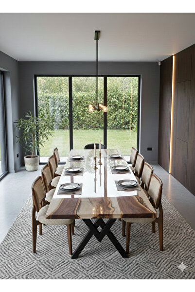 GökçesanSehpa Ahşap ve Epoksi Masa | Yemek Masası | Ofis Masası | Mutfak Masa...