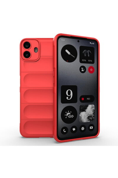 Techsuit Husă pentru Nothing CMF Phone 1 - Magic Shield - Roșu