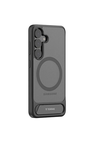 TORRAS Husa pentru Samsung Galaxy S25 Plus - Pstand - Black