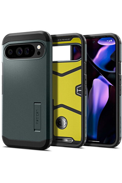 Spigen Husa pentru Google Pixel 9 Pro XL - Tough Armor - Abyss Green