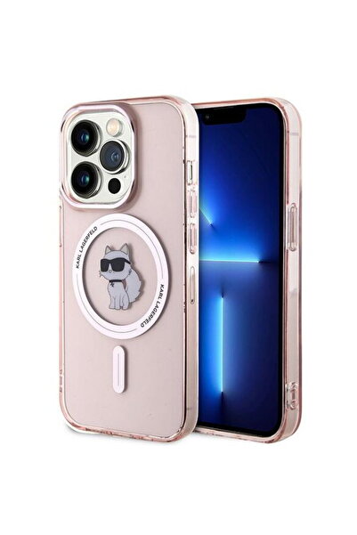 Karl Lagerfeld iPhone 14 Pro Max Case - IML MagSafe (KLHMP14XHFCCNOP) - Pink ...