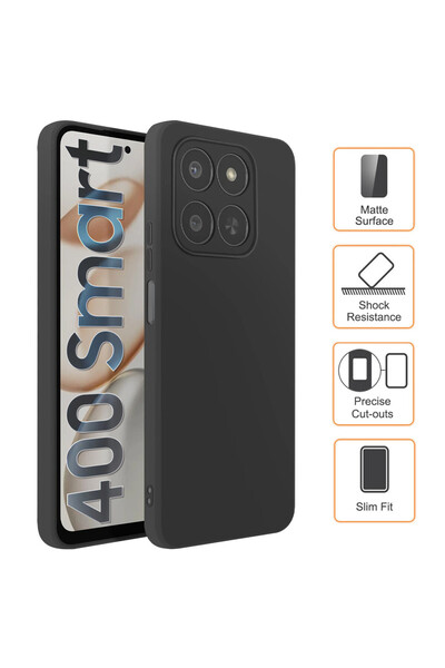 iShield Slim Case for Honor 400 Smart / Honor X7d, silicone gel, Matte surfac...