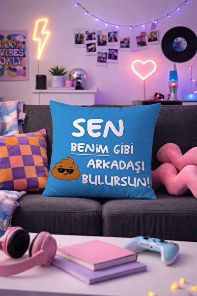 Charmbi Humorous and Fun Gift Printed Throw Pillow Covers Soft Double-Sided D...