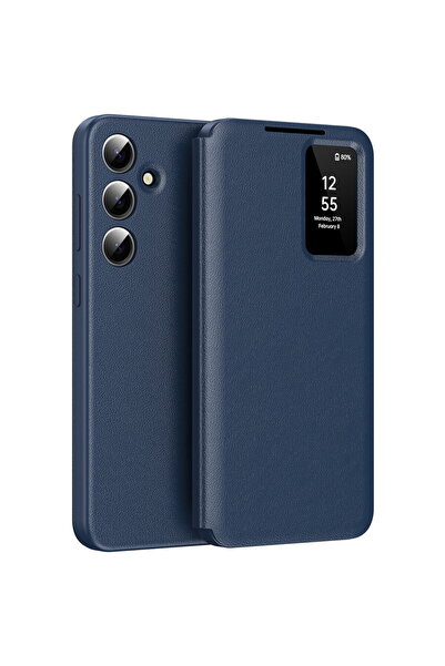 Techsuit Husa pentru Samsung Galaxy S24 FE - SmartView Series - Blue