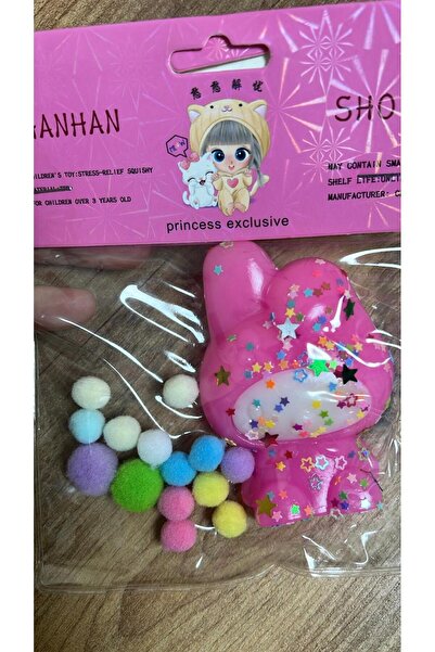 BATBAT Squishy Kedi Patisi Sukuşi Oyuncağı Stres Oyuncak Esnek Jel Oyuncak 13cm