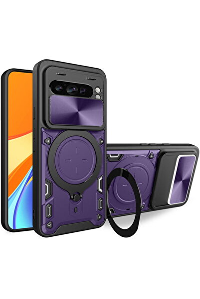 Techsuit Husa pentru Google Pixel 9 / 9 Pro - CamGuard Pro - Purple