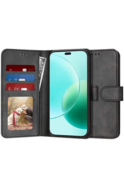 Techsuit Husa pentru Honor 400 Lite - Diary Book - Black