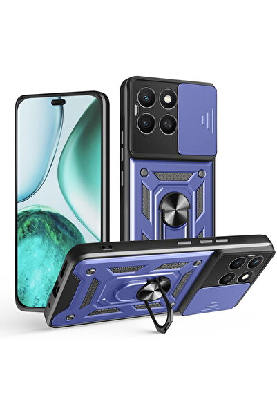 Techsuit Husa pentru Honor X8c - CamShield Series - Blue