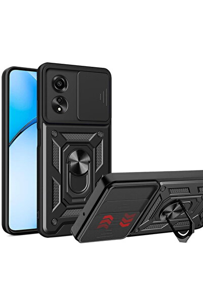 Techsuit Husa pentru Oppo A60 - CamShield Series - Black