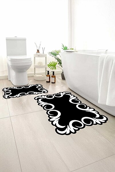 Monnhein 2 buc Covoraș de baie, covor moale de baie, cu bază anti-alunecare, ...