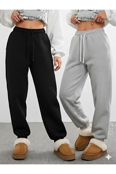 ZEALİS 2 ΤΕΜΑΧΙΑ ΠΑΝΤΕΛΟΝΙΑ ΑΘΛΗΤΙΚΑ ΜΕ ΛΑΣΤΙΧΕΣ ΜΑΥΡΟ ΓΚΡΙ