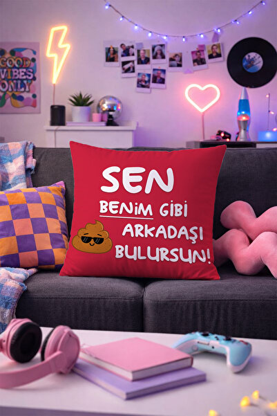 Charmbi Humorous and Fun Gift Printed Throw Pillow Covers Soft Double-Sided D...